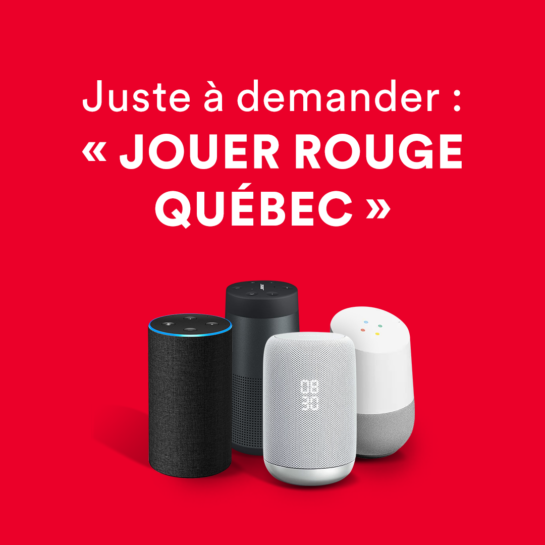 Québec - Jouez sur haut-parleur intelligent