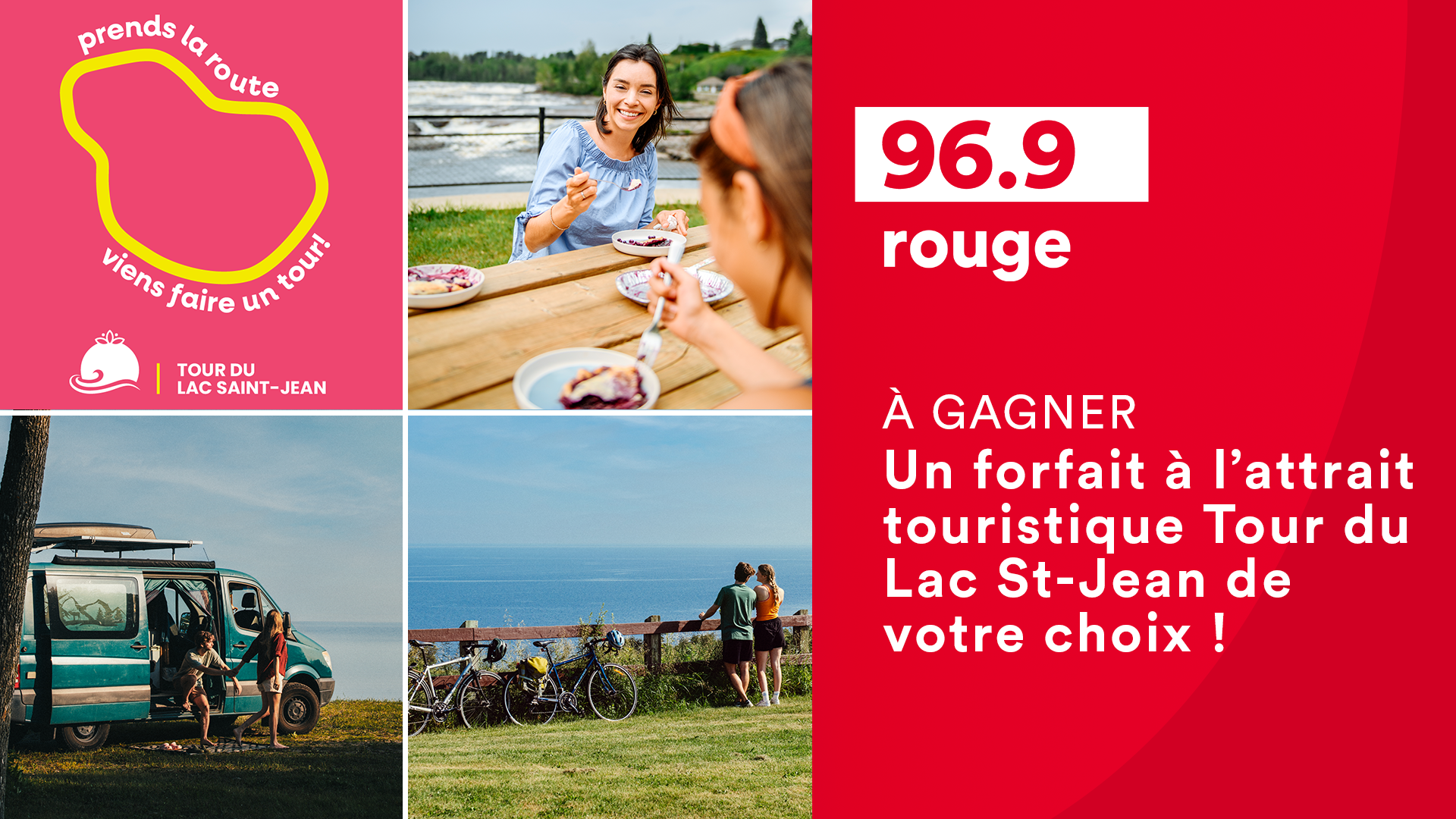 Gagnez un forfait à l’attrait touristique Tour du Lac St-Jean de votre choix !