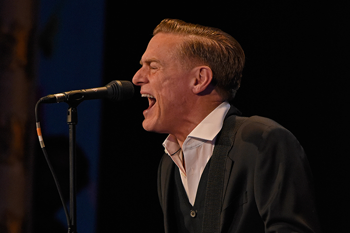 BERLIN, GERMANY - NOVEMBER 05:  (EXCLUSIVE ACCESS. PREMIUM RATES APPLY) Bryan Adams is seen on stage at the GQ Men of the year Award 2015 show (german: GQ Maenner des Jahres 2015) at Komische Oper on November 5, 2015 in Berlin, Germany.  (Photo by Clemens Bilan/Getty Images for GQ)