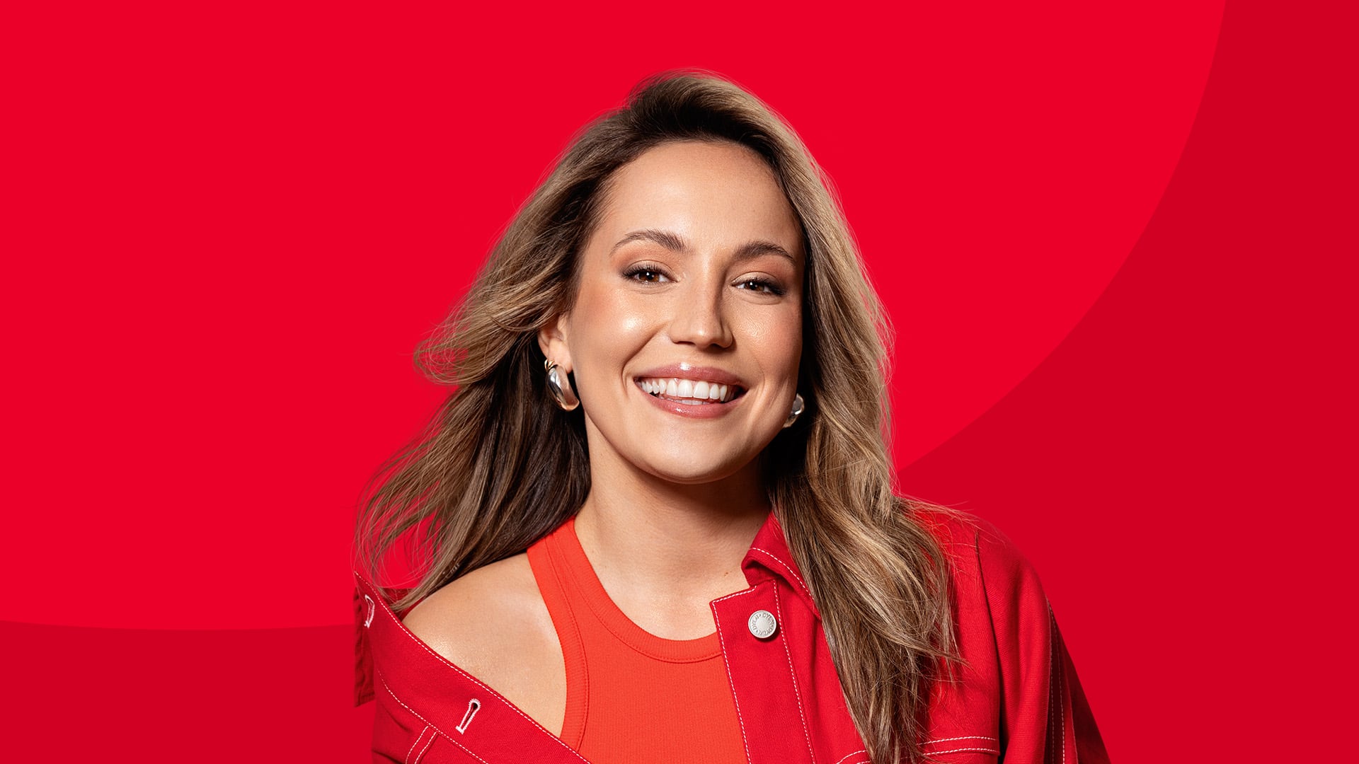 L'animatrice de Rouge FM Géraldine